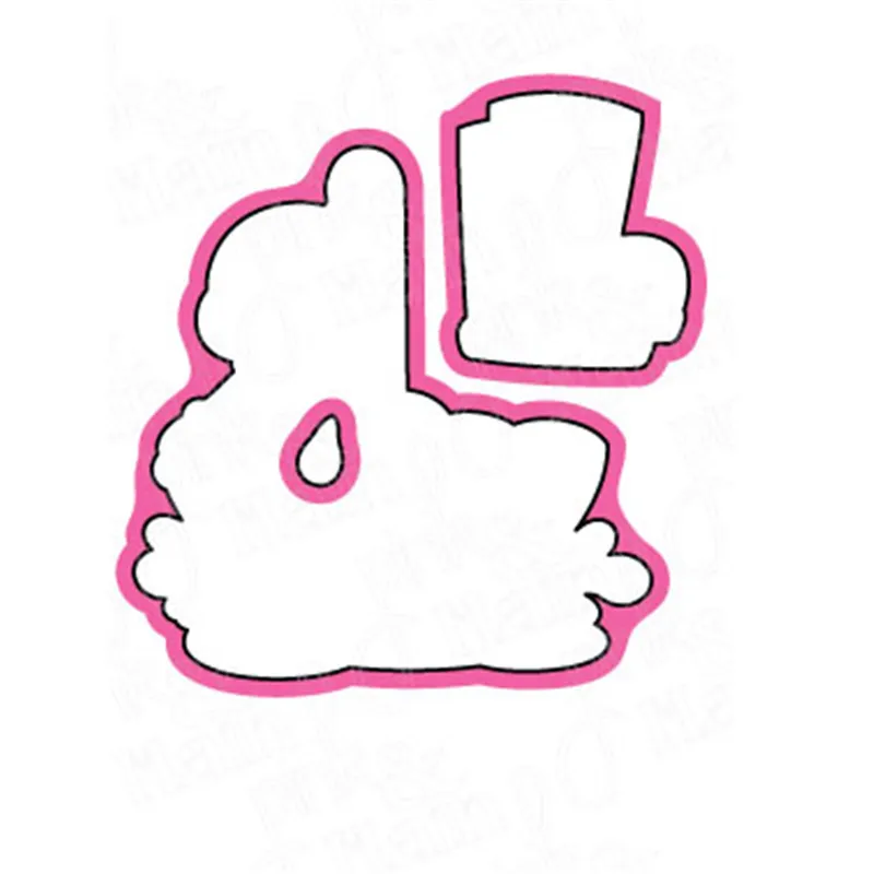 Лягушка наслаждаясь дождем металлические штампы для резки и четкие скрапбукинга