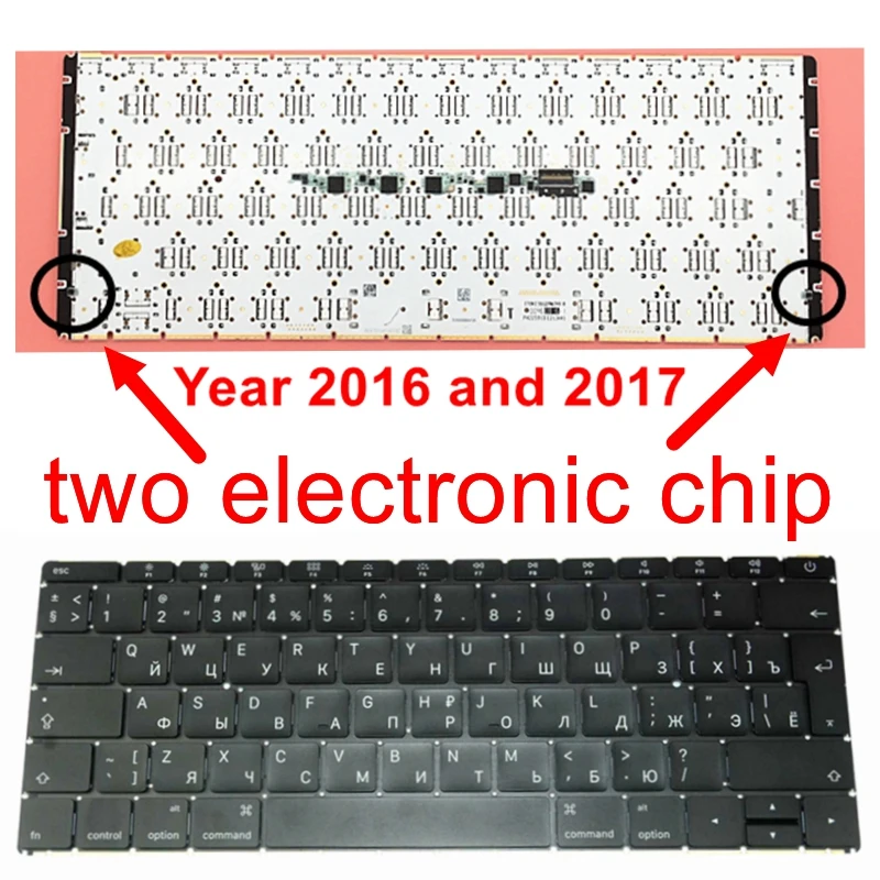 1 Русский клавиатура с подсветкой для Macbook retina A1534 12 &quotгод 2015 2016 2017 винтом RU