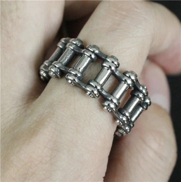 Прямая поставка размер от 7 до 14 крутые мотоциклы для байкеров цепь Rin 316L