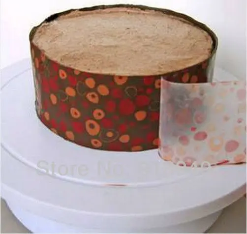 Сине белый узор недорогая съедобная печать Переводные листы шоколада бумажные