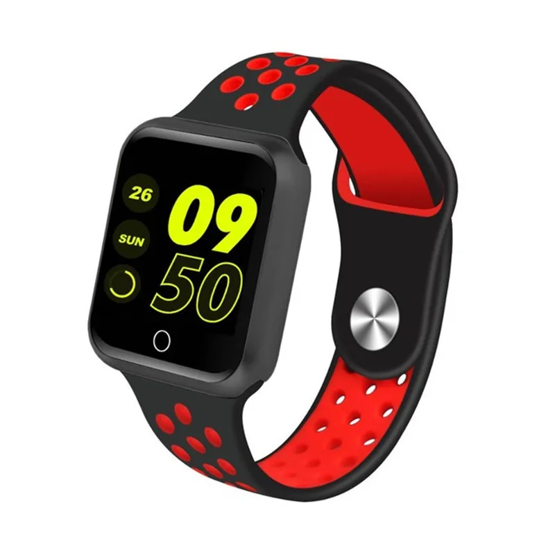 black-black-red S226 Смарт часы для женщин и мужчин спортивные режимы Bluetooth водонепроницаемый монитор сердечного ритма кровяное давление для iPhone Android PK iwo 8 - Цвет: black-black-red