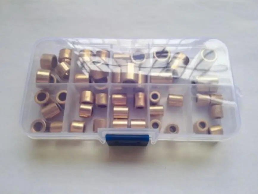 45 шт. 8 мм-15 мм Порошковая металлургическая нефть медная втулка Подшипник