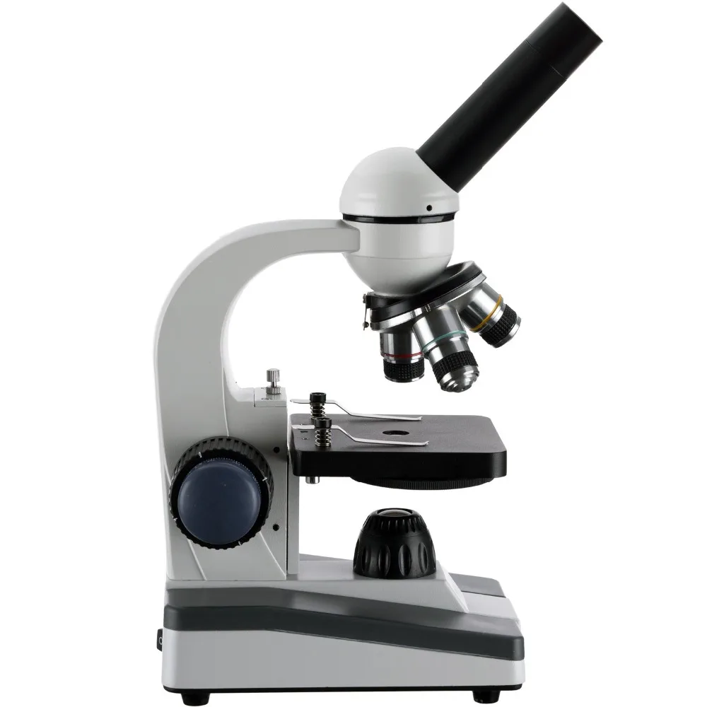 Amscope 40X 1000X полностью металлический оптический объектив составной Микроскоп