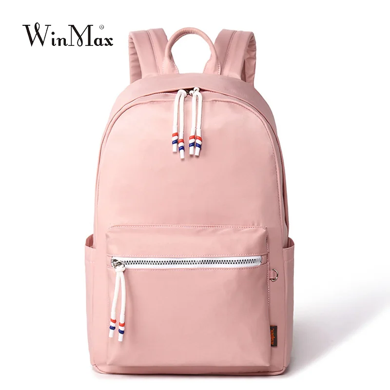 Женский нейлоновый водонепроницаемый рюкзак Winmax школьная сумка Ulzzang в Корейском