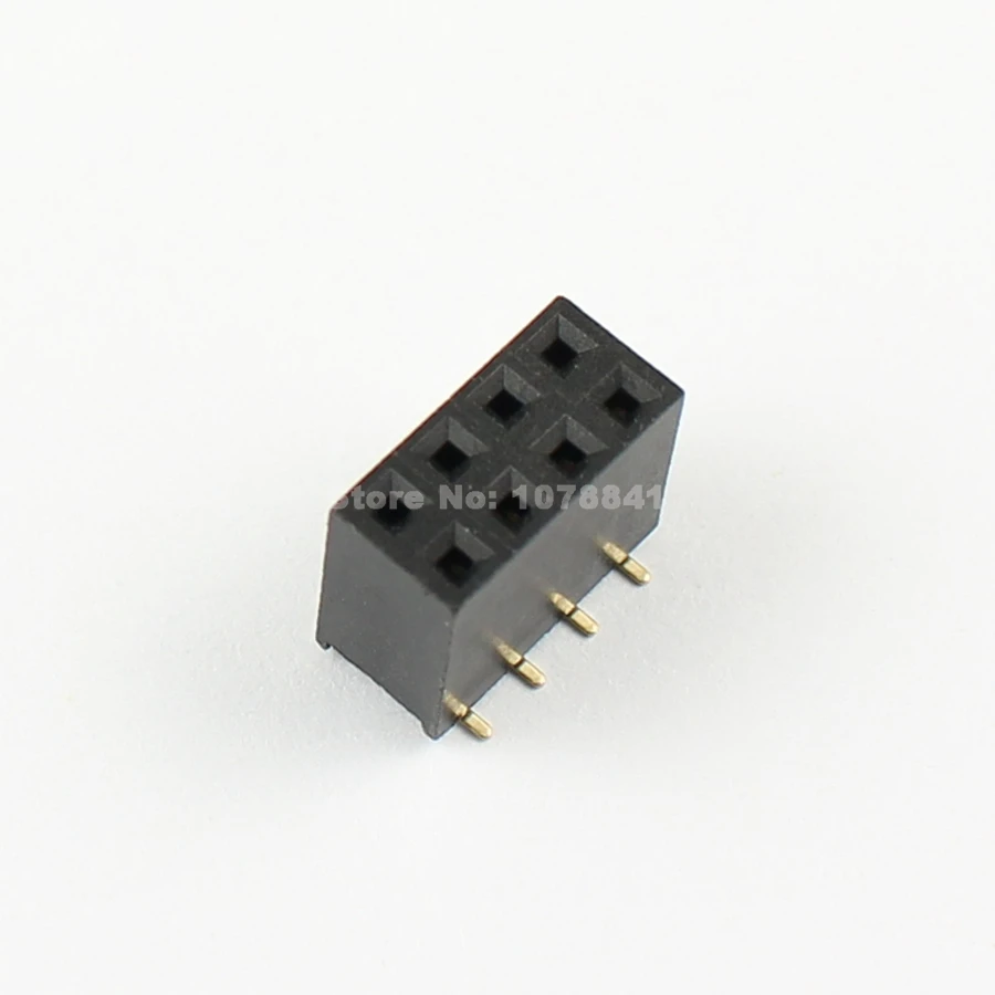 20 штук 2 54 мм Шаг 2x4 Pin 8 женский двойной ряд штыревой разъём SMT полосы|pin strip female|strip |