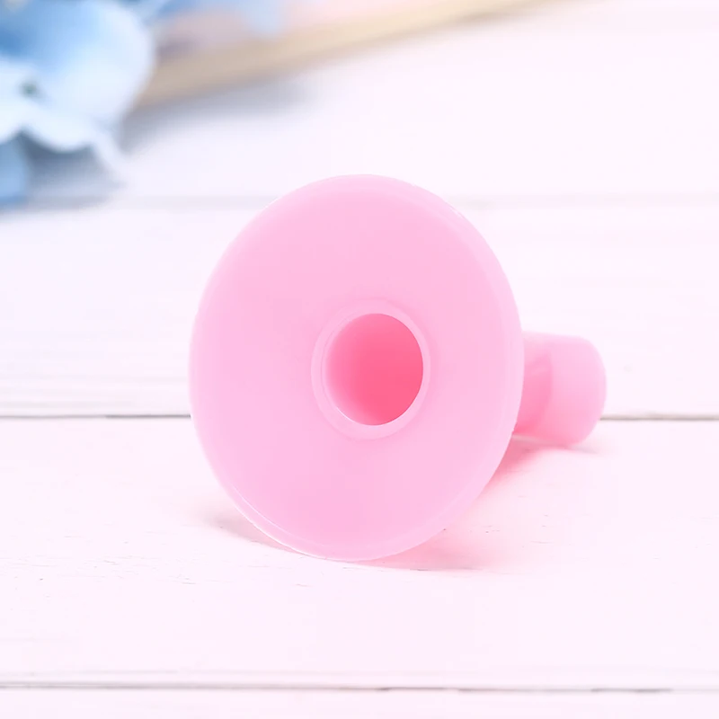 Розовый палец для дизайна ногтей Подставка держатель гель-лака 3D Цветочный