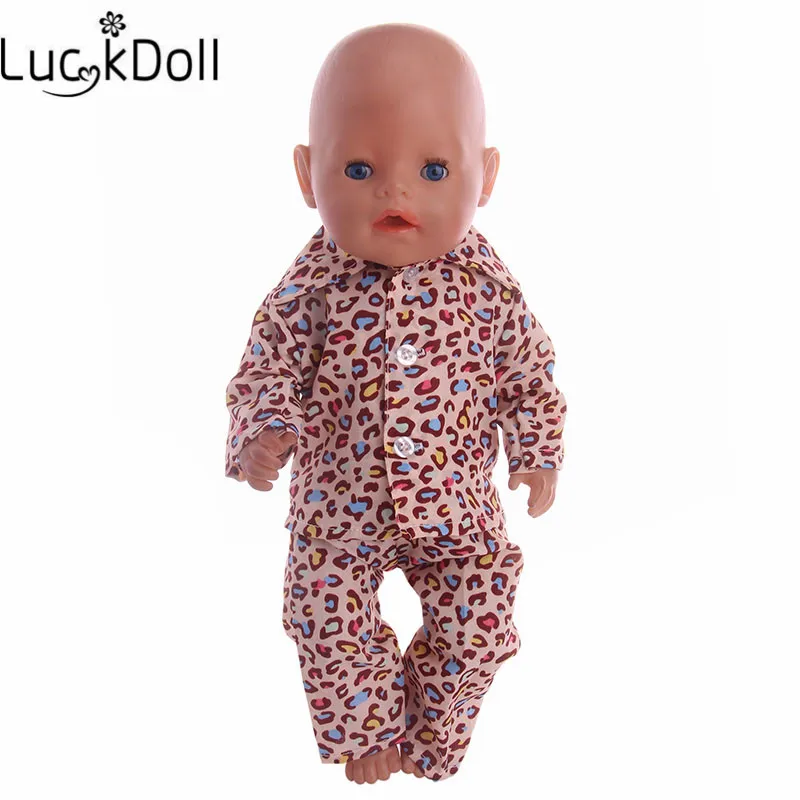 Кукольная Пижама Luckdoll hot подходит для 18 дюймовых американских искусств и 43 см