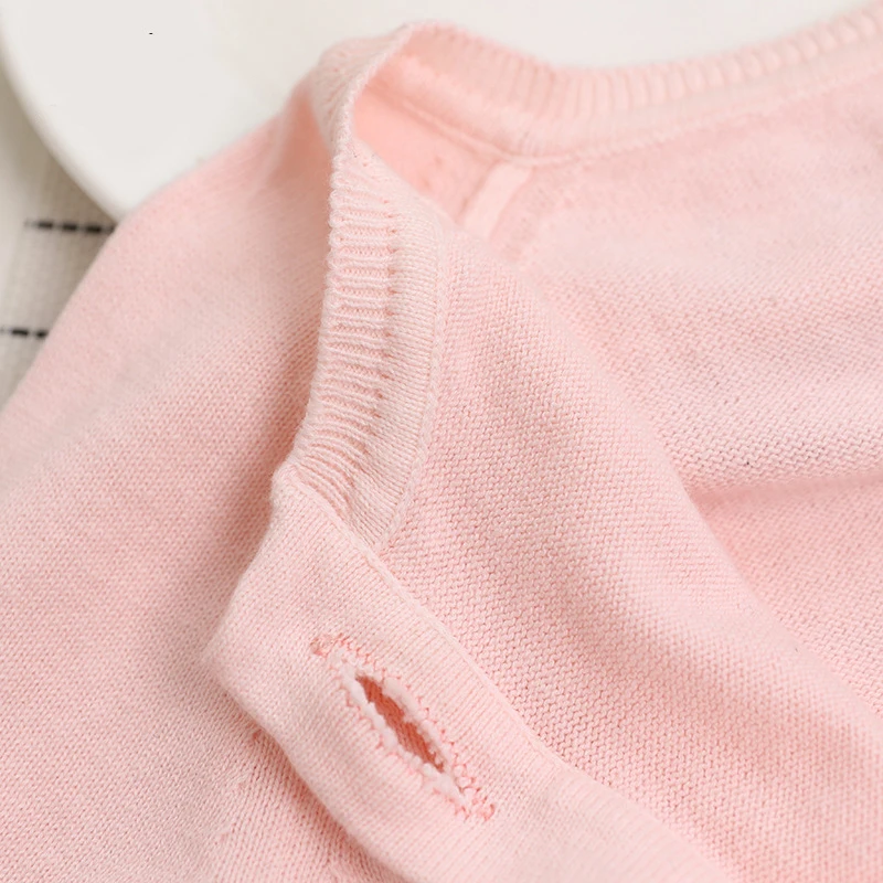 1-4T Baby Girl Cardigans Children Spring Coat Kids Girls Sweater Beading Cardigan Outerwear Jacket For Clothing | Детская одежда и