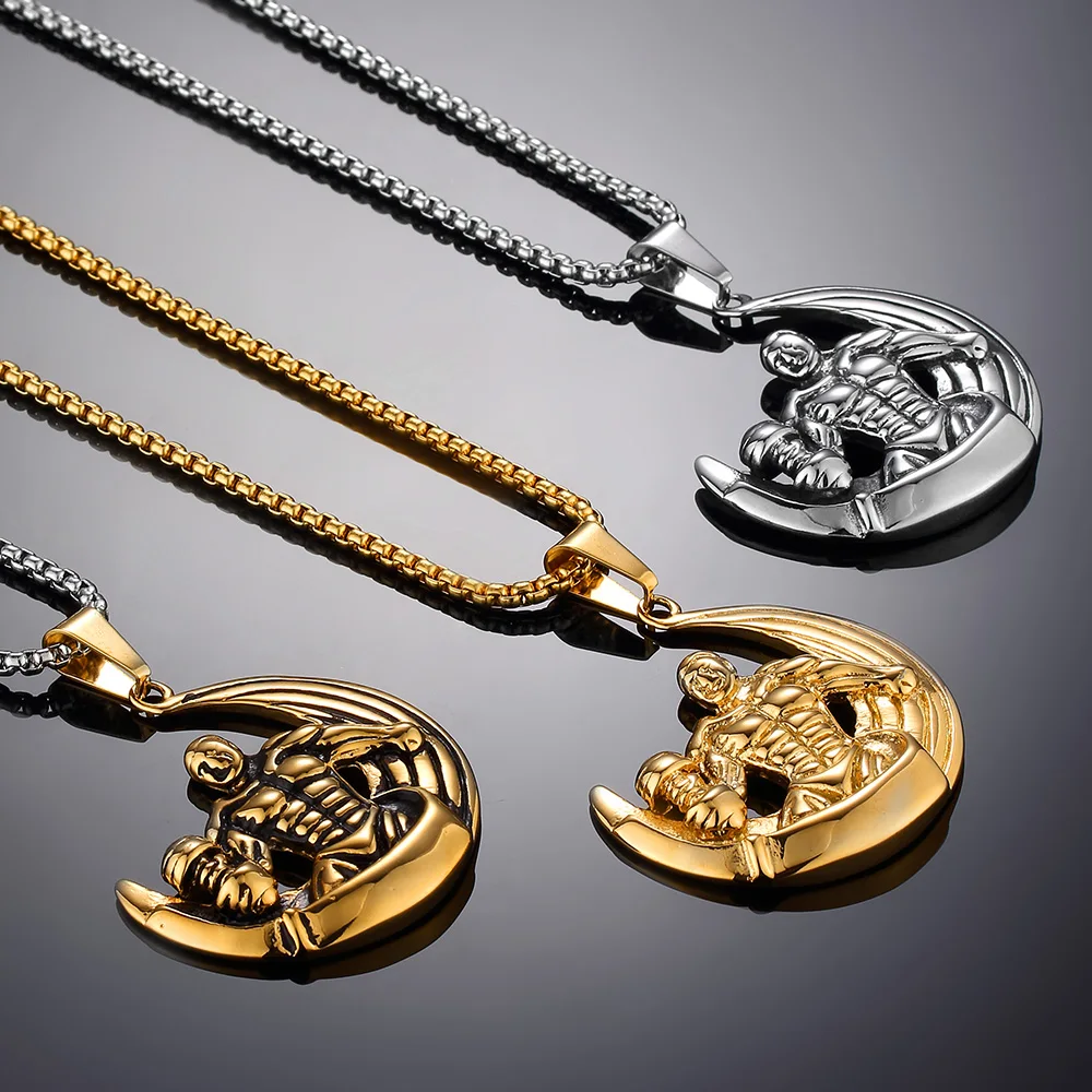 VPK мужское ожерелье с подвеской ювелирное изделие подарок кунг-фу мускулистый