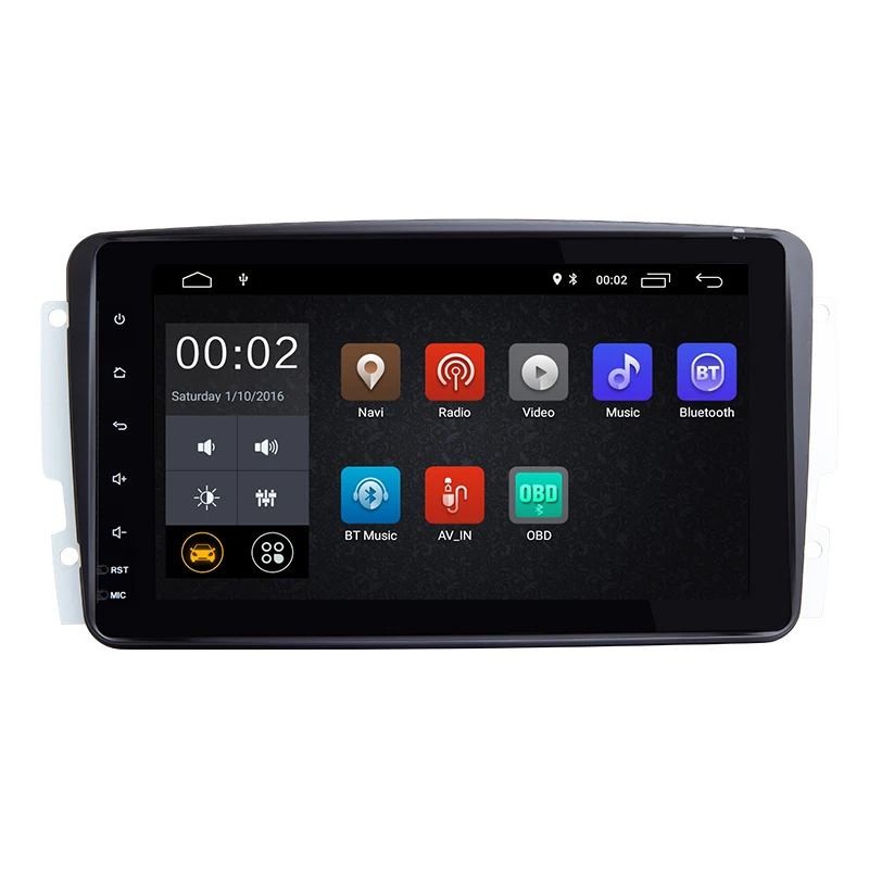 Android 8 1 мультимедиа gps навигация dvd-плеер автомобиля для Mercedes Benz A-W168 C-Class W203