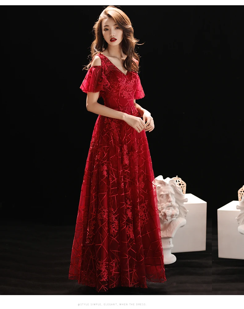 Robe De Soiree вечернее платье Длинные Кружевные фатиновые праздничные платья с
