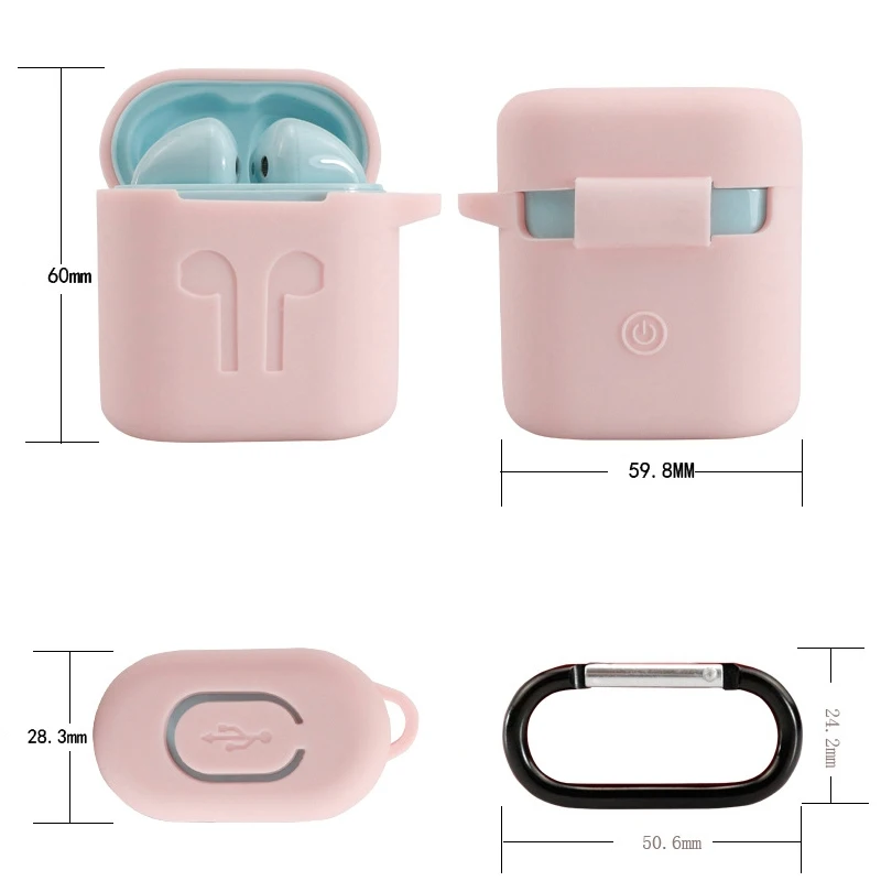 Силиконовый чехол для Huawei Honor flypods freebuds 2 pro противоударный защитный наушников