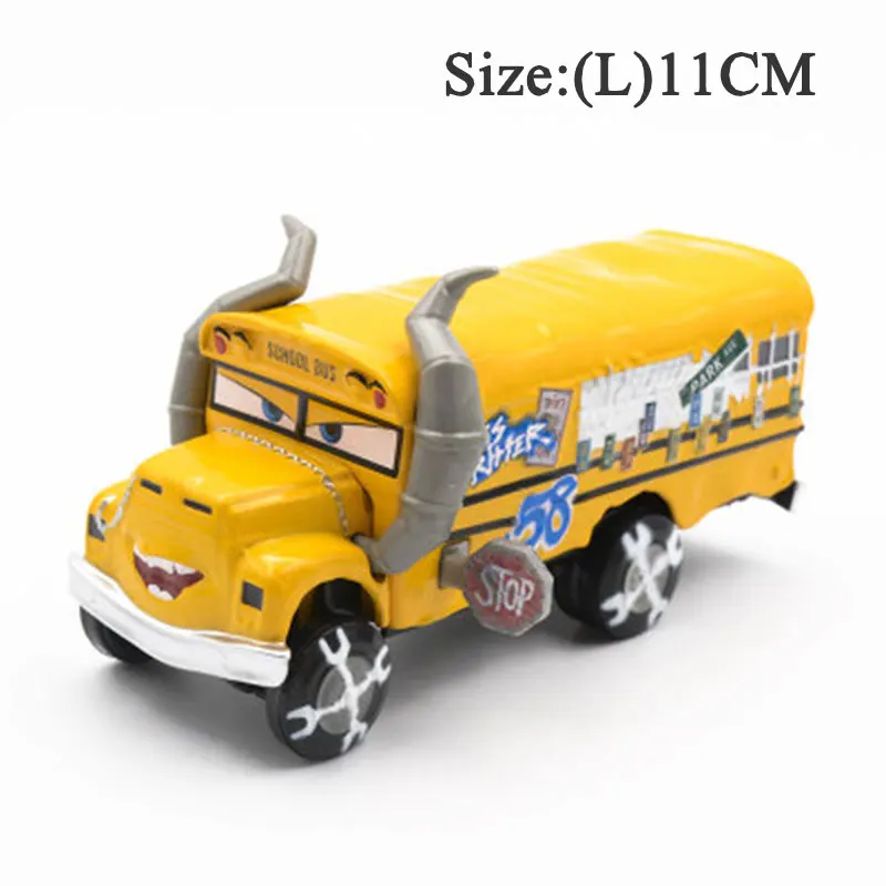 Pixar Cars3 мисс оладьи черный Джексон Storm Смоки Diecasts металлического сплава Прокат