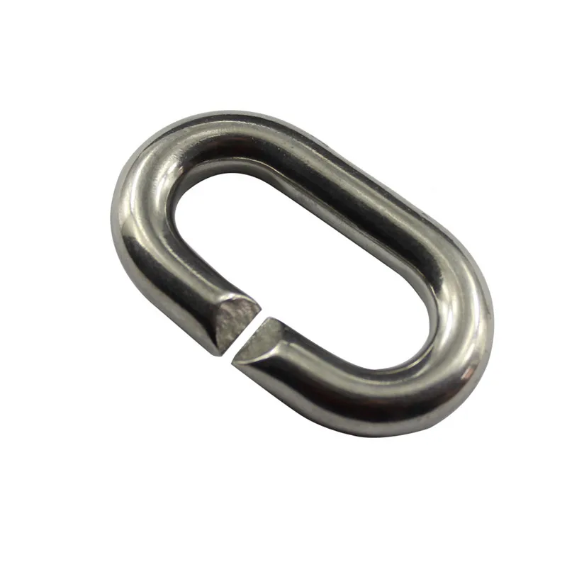 2pcs pack 304 Stainless Steel Quick Link Chain Rope Cable Strap Connector for boat accessories marine