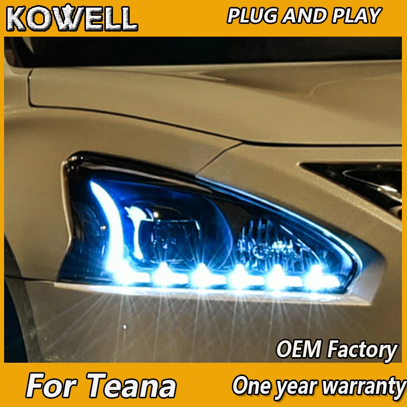 KOWELL автомобильный Стайлинг для Teana светодиодный фонарь 2013 2014 2015 Новый Altima DRL
