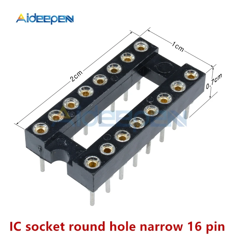 10 шт. IC розетки 6 8 14 16 18 20 28 32 40 контактный разъем DIP6 DIP8 DIP14 DIP16 DIP18 DIP20 DIP28 DIP32 DIP40