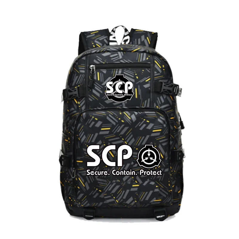SCP безопасный защитный рюкзак модный для ноутбука дорожный с usb портом школьная