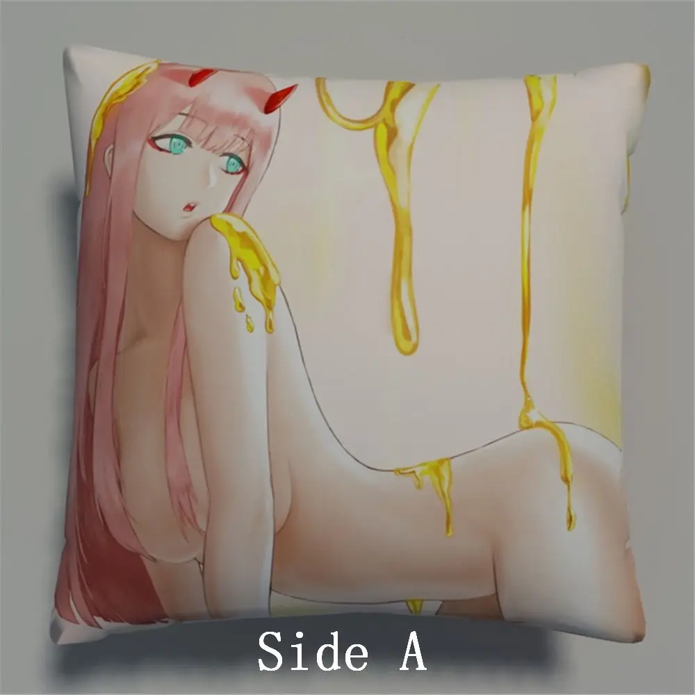 Суэф Аниме Манга Darling в FranXX аниме двусторонний диванная Подушка Обложка