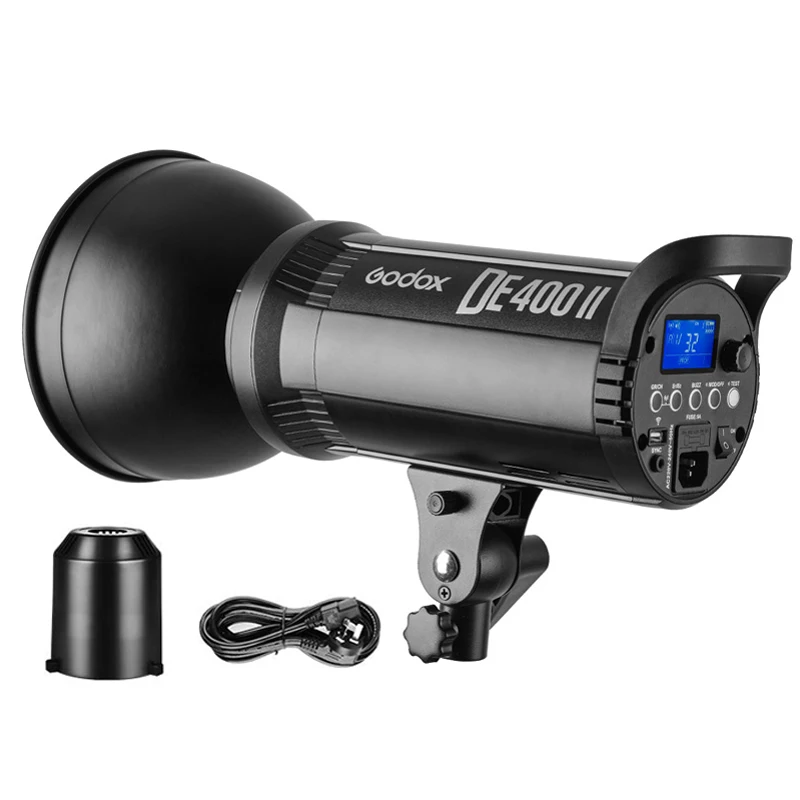 Godox DE400II 400Ws 2,4G беспроводной студийный флэш-светильник ing фото стробоскоп 400 Вт лампа с креплением Bowens отражатель блюдо