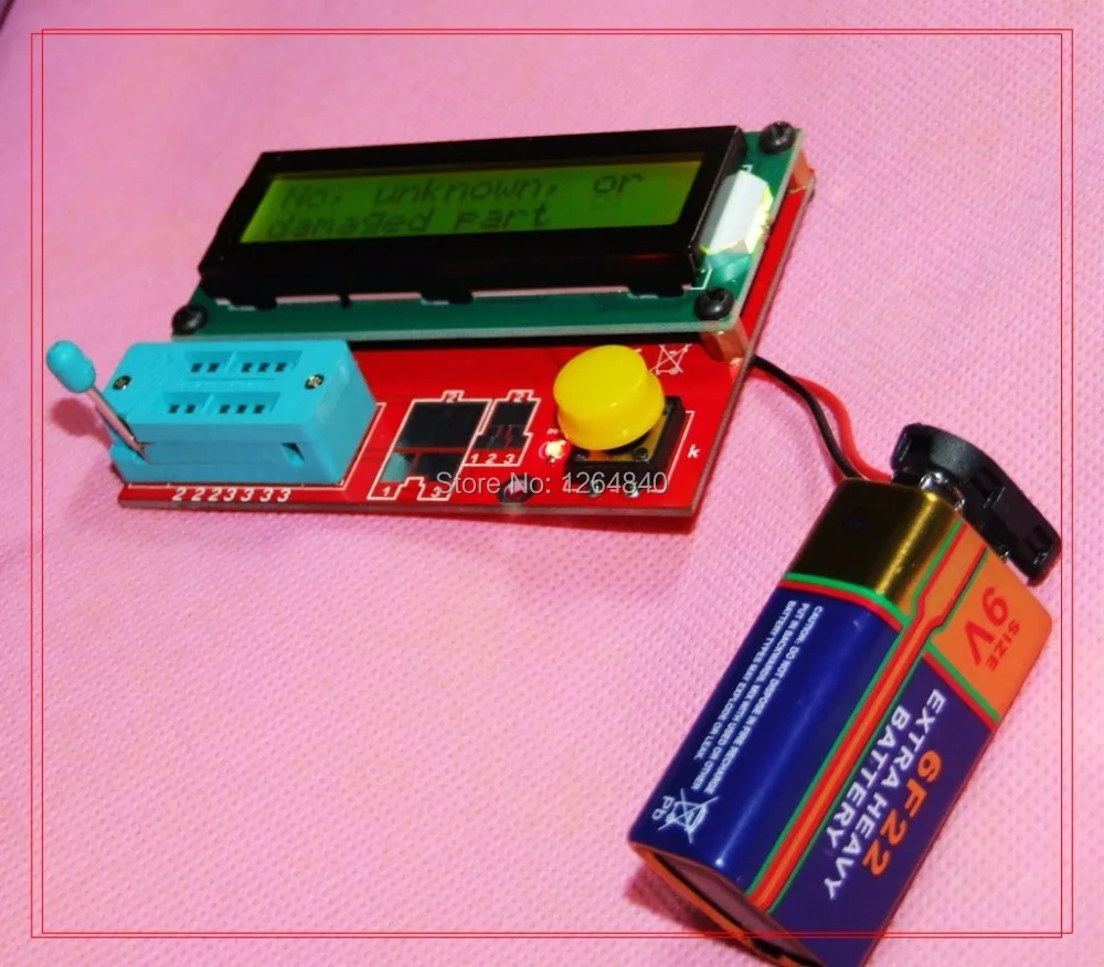 Бесплатная доставка Диод Триод Емкость ESR метр МОП PNP NPN R/C/l SMD/DIP Транзистор тестер