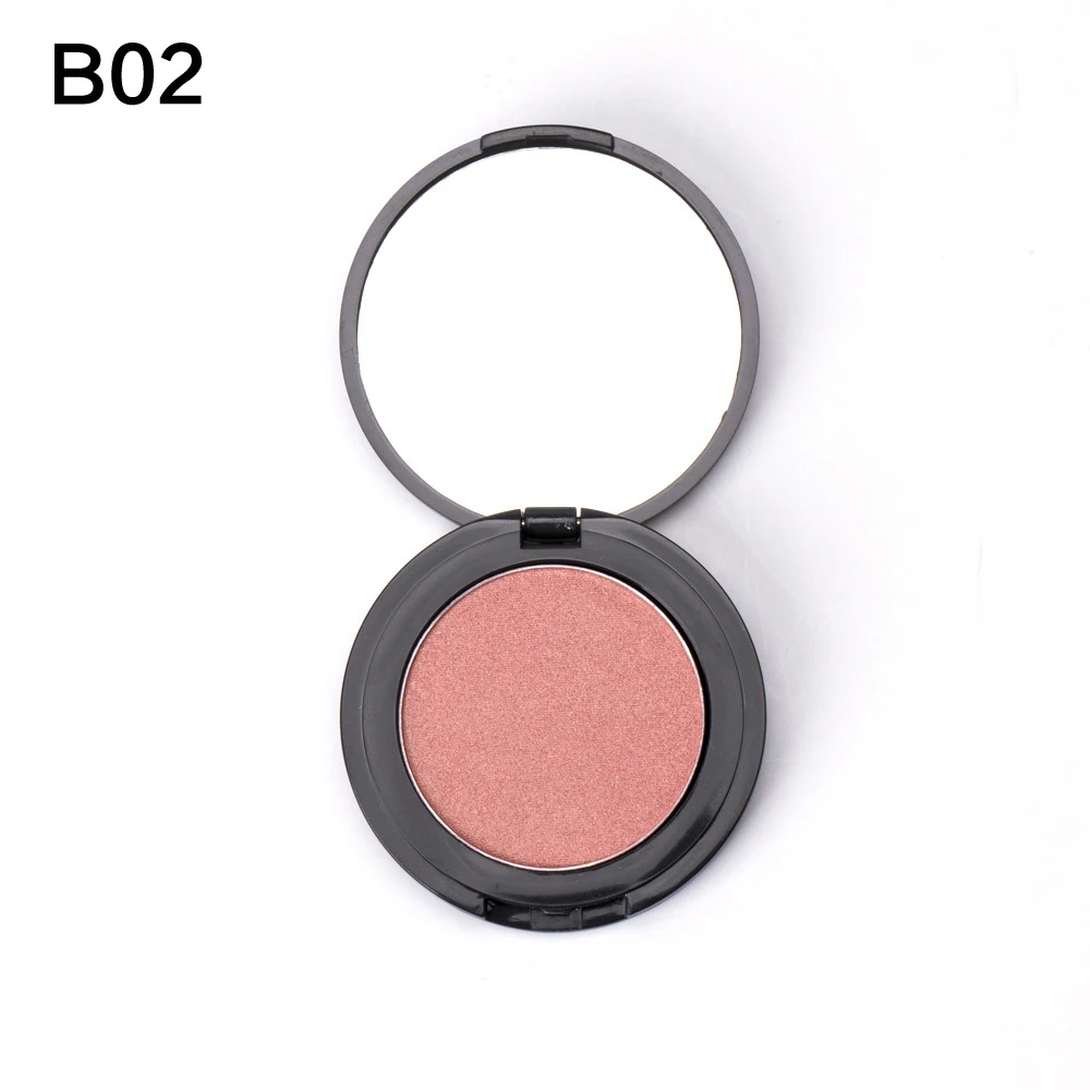 B02 MYS 6 цветов для лица минеральные пигментные Румяна Пудра Brozer Cosmestics профессиональная палитра румяна Контурные тени TSLM1 - Color: B02