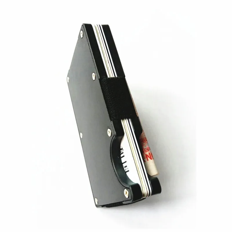 QOONG Custom Lettering Plastic Credit Card Holder Travel Mini Wallet Men Women Cardholder Porte Carte Male Case KH1-016s | Багаж и сумки
