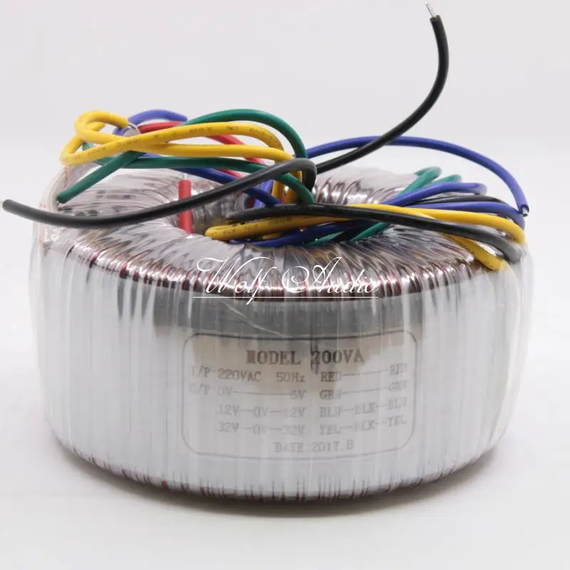 200 Вт тороидальный трансформатор ва двойной 32 В + 12 одиночный 6 в| |