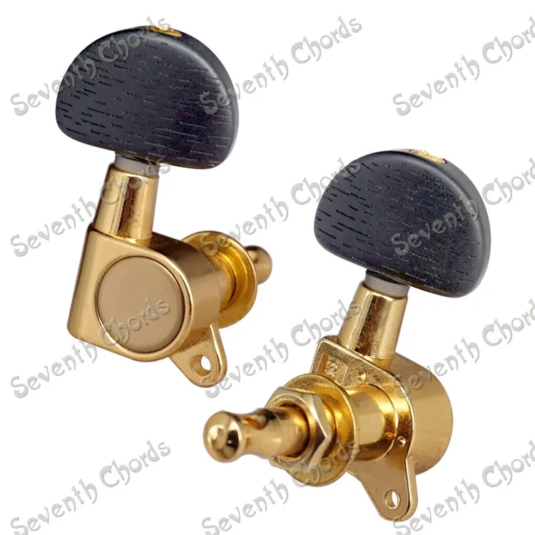 Набор 3R3L красивые золотые герметизированные колышки для тюнинга головки гитары