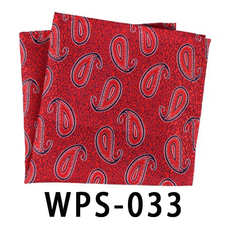 WPS-33 Новые дизайнерские популярные 25X25 см большой платок человек, узор «огурцы» цветочный узор в горошек нагрудный платок Для мужчин Повседневное Платки для Для мужчин костюм - Цвет: WPS-33