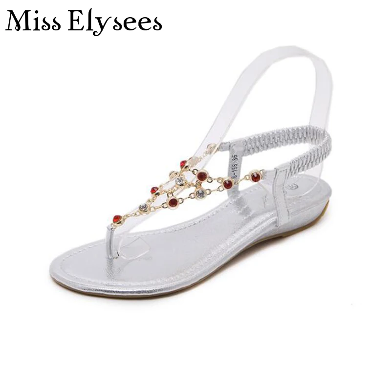Клин Сандалии Женщин Серебро Золото Модные Женские 2017 Туфли Летние Женщины