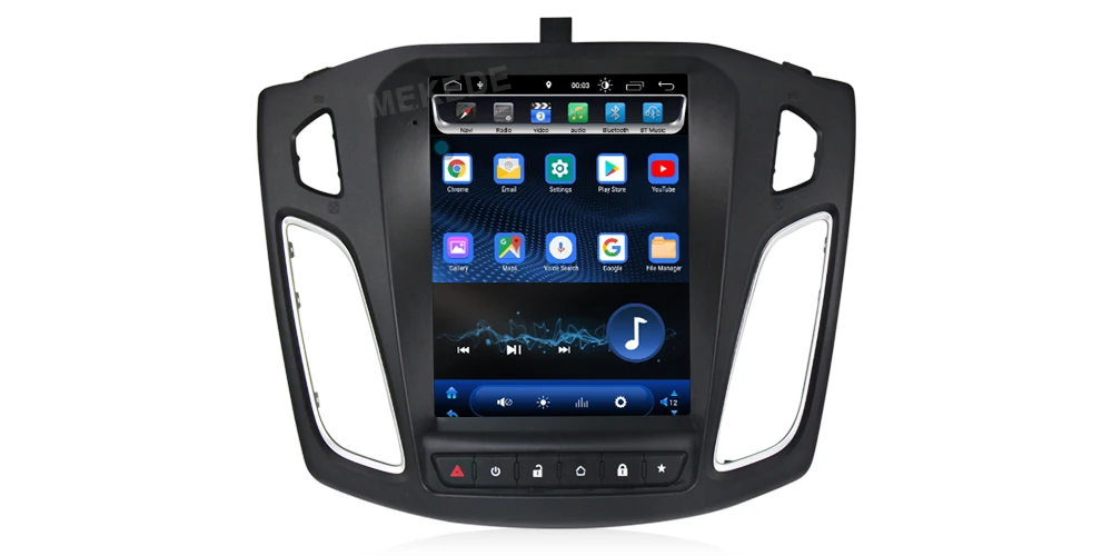 MEKEDE 10,1 дюймов DSP Android 9,0 сенсорный экран автомобиля радио ForFord Focus 2011 2012 2013 2Din головное устройство мультимедийный плеер