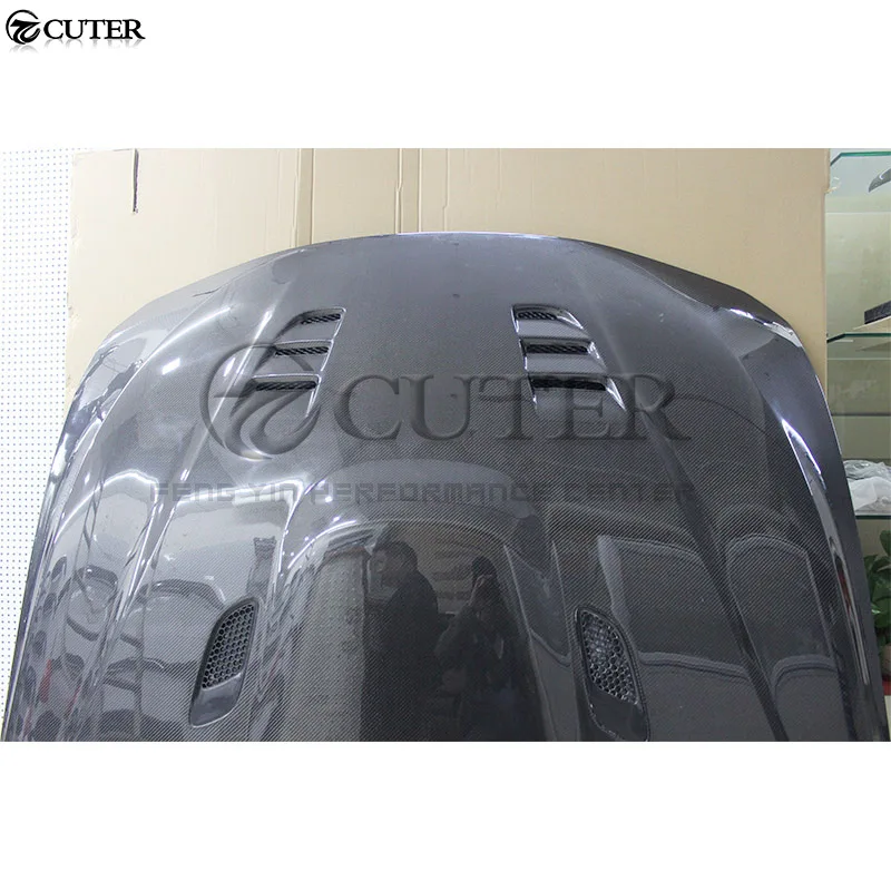 Стильная крышка капота двигателя F30 M3 из углеродного волокна капоты с четырьмя