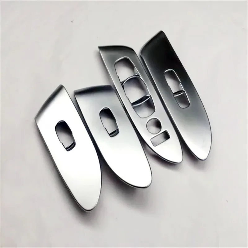 ABS Chrome Window Lift Switch Cover Inner Lifter Button Trim For Nissan Murano 2015 Modified car Accessories | Автомобили и