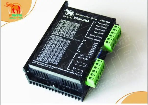 Доставка по всему миру! 5 осевой Nema34 CNC Wantai шаговый двигатель 892OZ IN двойные