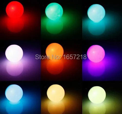 E27 3 Вт/10 Вт Светодиодная лампа RGB с цветным освещением 16 видов цветов Изменение + 24