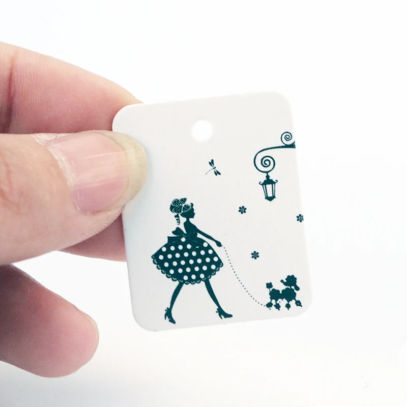 100 шт. бумажные мини бирки для девочек|hanging cards|paper gift tags cardprice labels |