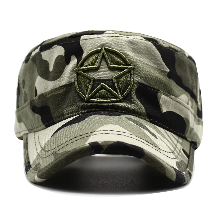 LIBERWOOD Air Force Corp армия Flat Top hat мужские кепки s Star классический США армейские камуфляж