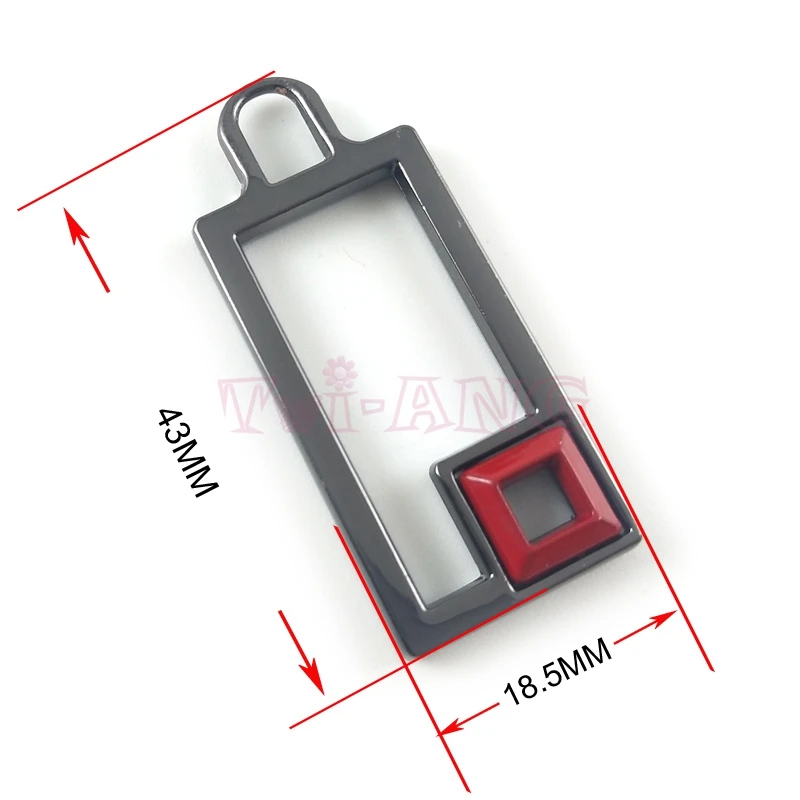 20pcs/lot Distinct 5# Zipper Fixer 8# Slider with Rectangle and Square Shape Combination Pull Tab Deep Green Black | Дом и сад