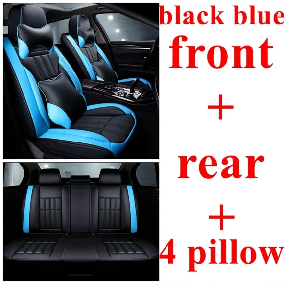 black blue luxury Автомобильный чехол для Dacia Duster Sandero Logan DODGE Challenger Ram Rampage caliber Nitro NEON Caravan Journey Дротика Мститель - Название цвета: black blue luxury