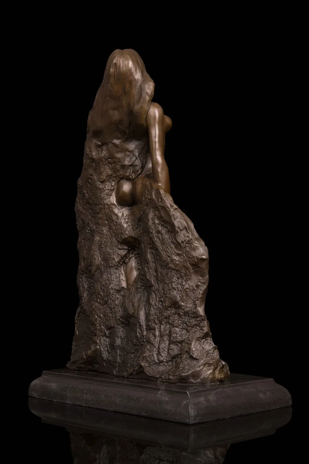 Медная Бронзовая статуя для художественных поделок женщин в стиле вестерн