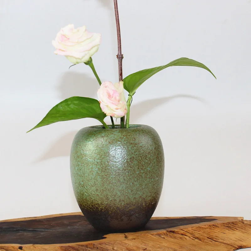 Японский стиль дзен икебана винтажная элегантная Цветочная ваза керамическая