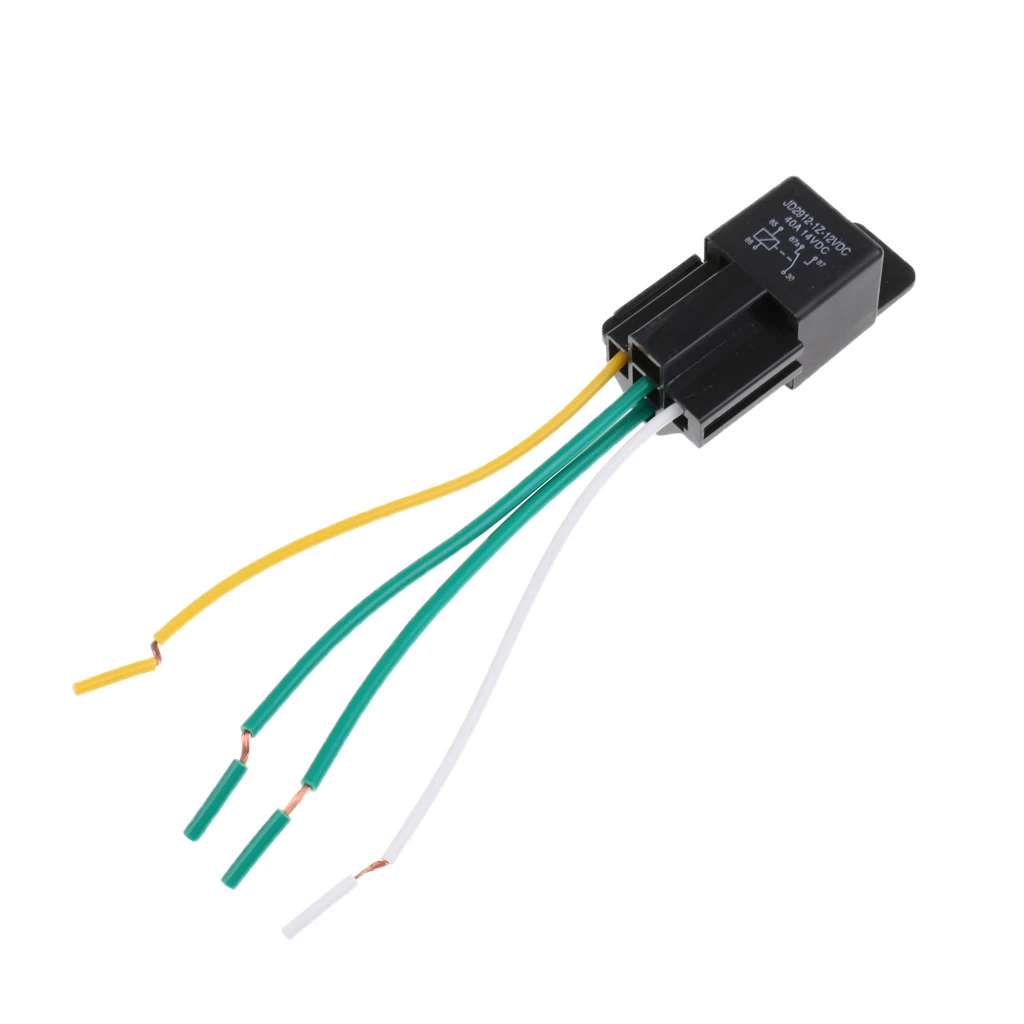 Автомобильный Грузовик 4 Pin 12V 40 Amp SPDT NC реле и разъем жгута | Обустройство дома