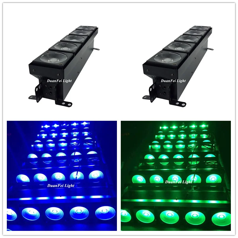 16 шт. DJ Led COB Блиндер матрица панель свет 5X30 Вт RGB 3в1 аудитория DMX бар сценическая