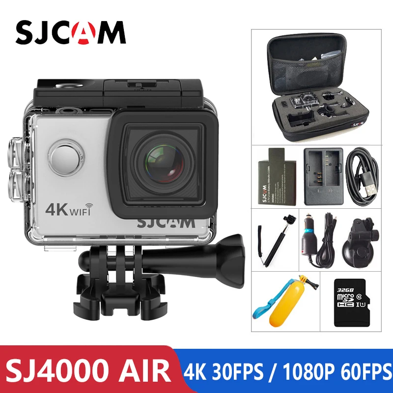 SJCAM SJ4000 AIR экшн-камера Full HD Allwinner 4K@ 30fps wifi 2," экран Водонепроницаемая подводная камера Спортивная DV Cam