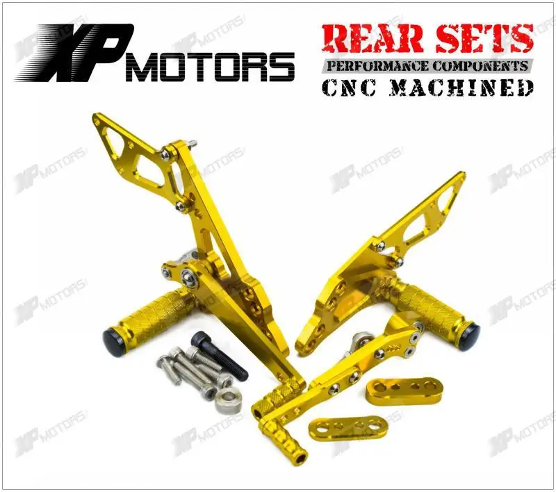 NICECNC CNC Заготовка подножки гоночные Rearset Подножка для Suzuki GSXR1000 GSX-R1000 2009 2010 2011 2012 2013