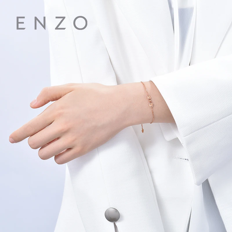 Pure 18K Rose Gold Bracelet For Women Miss Girls Gift Female Fine Jewelry Genuine Real Solid Chain Upscale New Party Trendy | Украшения и