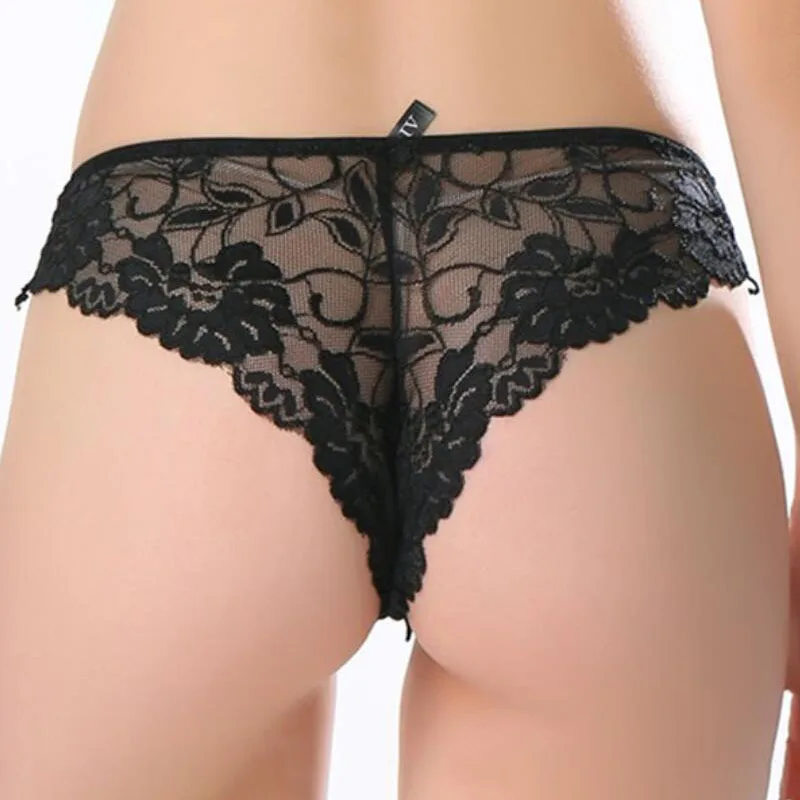 GERRITA 3pcs Women's Sexy Lace Panties Seamless Breathable Panty Hollow Briefs Low-waisted Girl Underwear For Ladies | Женская
