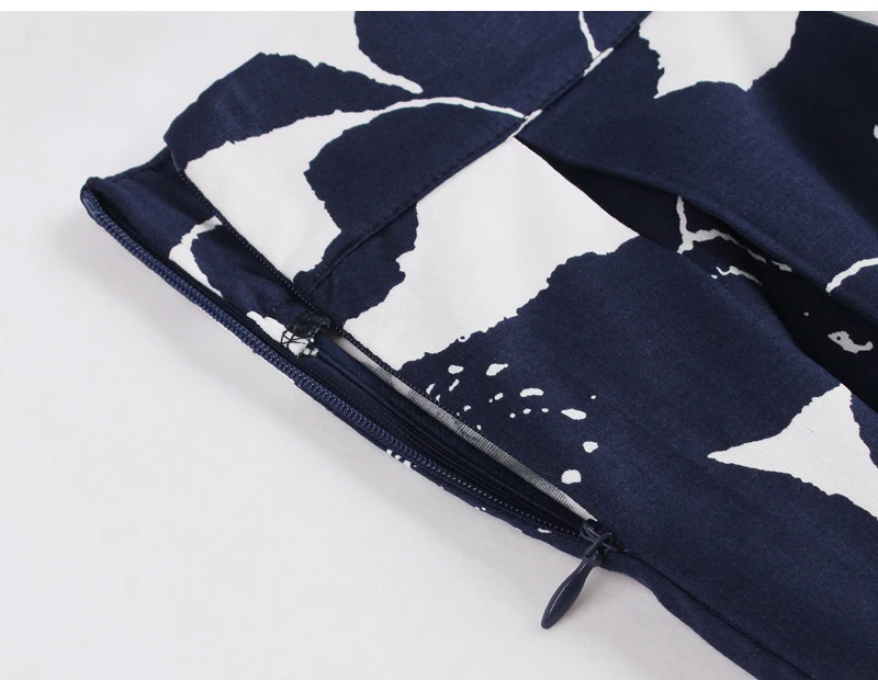Tonval, винтажная плиссированная юбка, темно-синяя, с цветочным принтом, высокая талия, юбки для женщин, Ретро стиль, для школы, летняя,, юбка