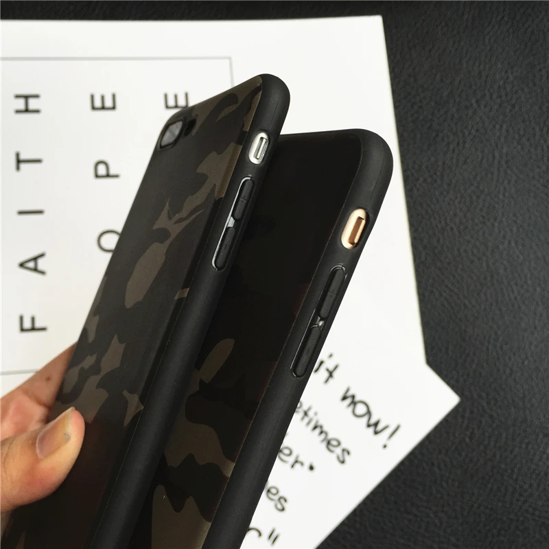 Для IPhone X случае роскоши камуфляж печати чехлы ТПУ телефон для 7 8 6 S плюс Чехол |