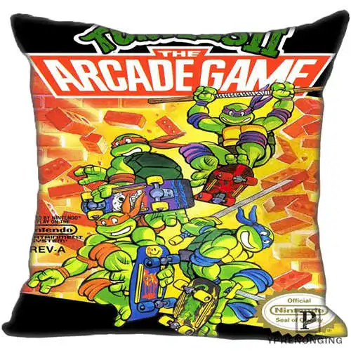 Pillowcase Best Custom Teenage-Mutant-Ninja-Turtles(1) Наволочка на подушку, спальня Home Square Наволочка на молнии(одна сторона)#190404-1-10 - Цвет: Pillowcase
